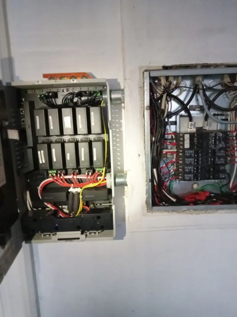 Electrical panel upgrade completed for Indoor Lighting Installation in Edmond
